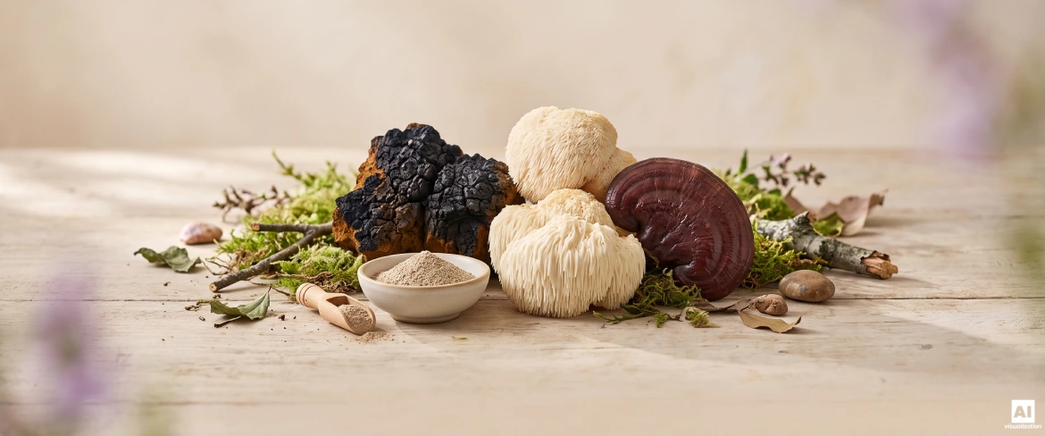 Le chaga, la crinière de lion et le reishi sont des exemples de champignons fonctionnels.