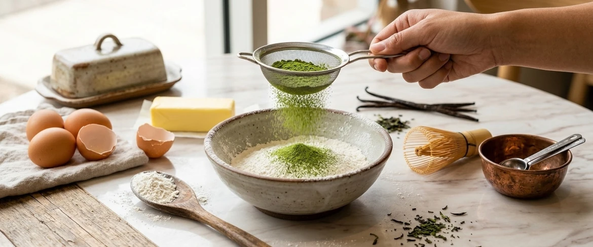 Préparation de pâtisseries à base de matcha culinaire – les meilleures recettes au matcha