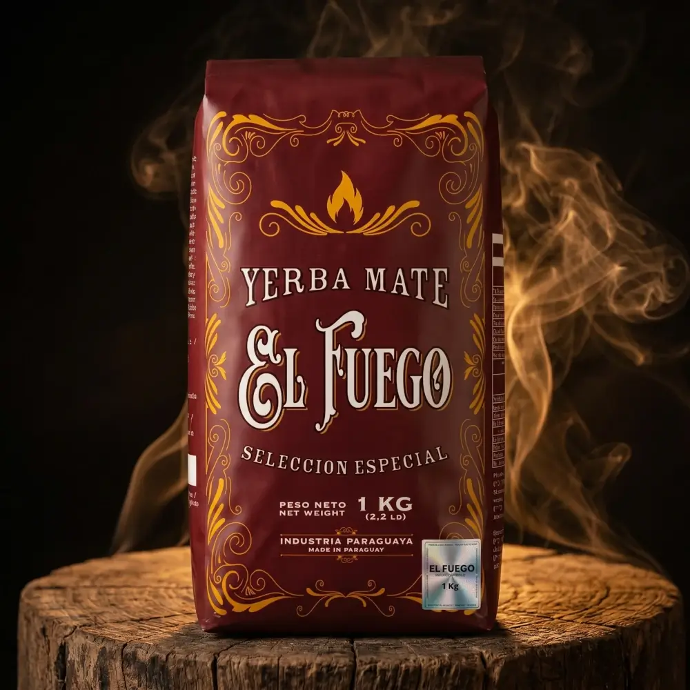 Nouveauté : El Fuego Elaborada 1 kg – la yerba mate paraguayenne la plus forte, en emballage papier