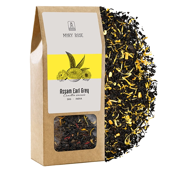 Thé noir Mary Rose Assam Earl Grey