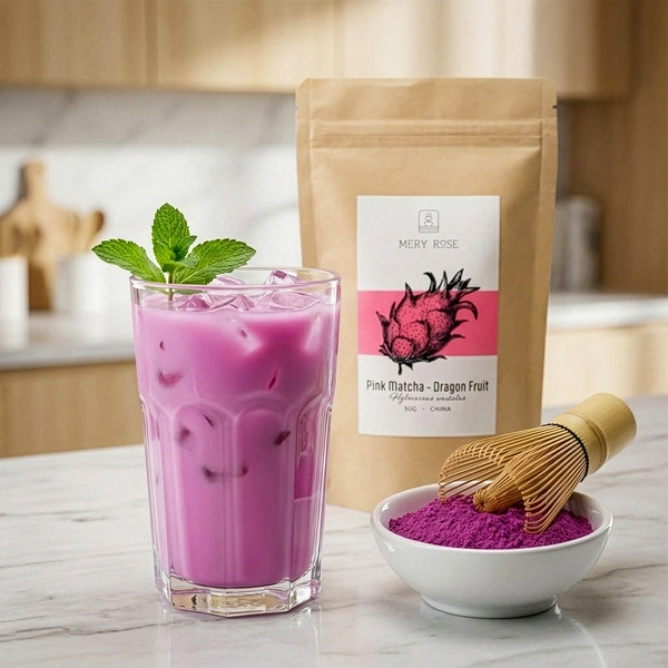 Mary Rose Pink Matcha - fruit du dragon en poudre