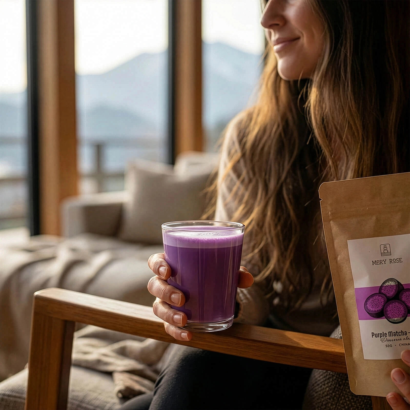 Mary Rose Purple Matcha – ube en poudre (matcha violet)