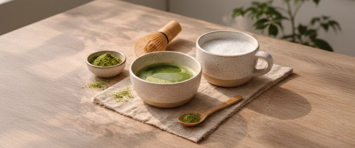 Comment préparer un latte au matcha chez soi – préparation du matcha avec du lait
