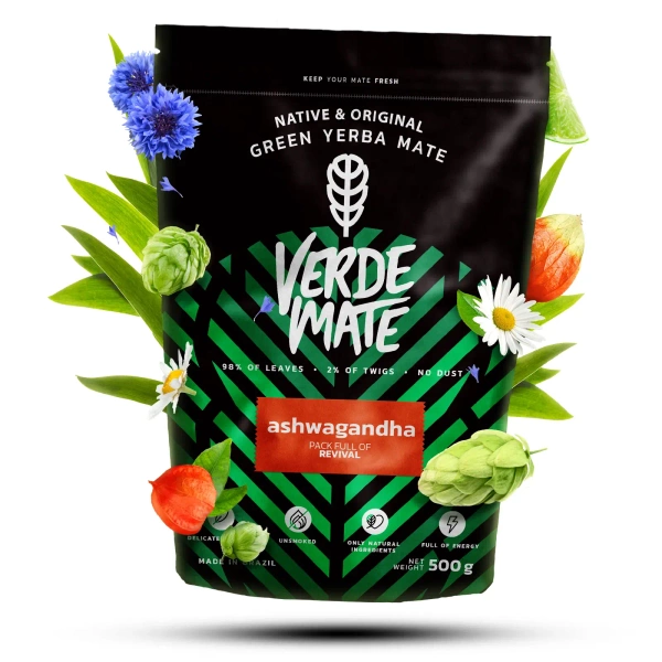 Verde Mate Green Ashwagandha : yerba mate à la verveine citronnée