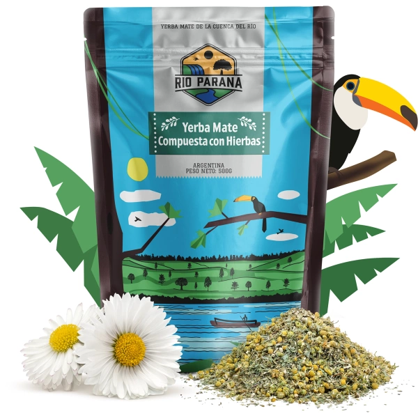 Rio Parana Compuesta con Hierbas : yerba mate à la verveine citronnée