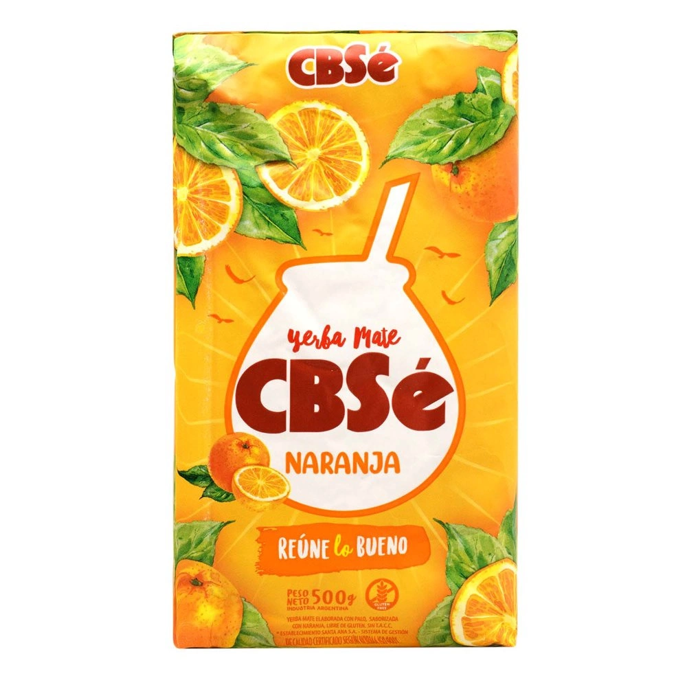 CBSé Naranja – yerba mate argentine aromatisée à l'orange