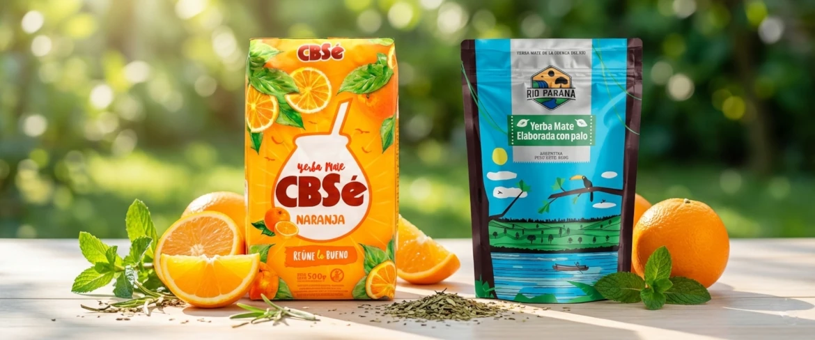 Variétés modernes de yerba mate d'Argentine – mélanges aromatisés et à base de plantes