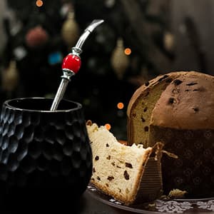 Pan dulce - gâteau argentin pour les fêtes de Noël. Aussi parfait avec du maté !