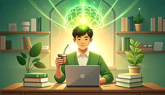 Yerba mate et concentration - comment fonctionne-t-il et pourquoi stimule-t-il l'esprit pendant les études ?