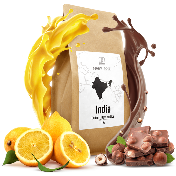 Mary Rose – Café en grains India Karnataka premium 1 kg