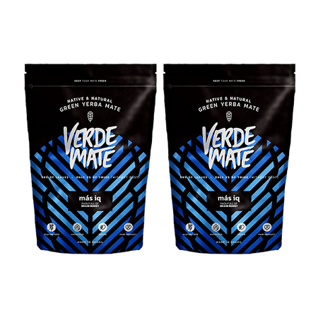 2x Yerba Maté Verde Mate Green Mas IQ 2x 500g = 1kg