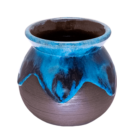 Calebasse en céramique ARCILLA Bleue
