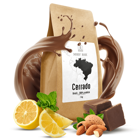 Mary Rose – Café en grains Brazil Cerrado premium 1 kg