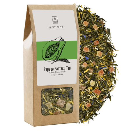 Mary Rose – Thé Vert Papaya Fantasy – 50 g