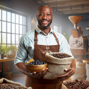 Bro Coffee Roastery – Café en grains Kenya Nyeri Speciality 400 g