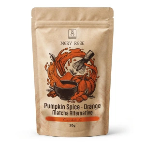 Mary Rose – Orange Matcha Alternative – Pumpkin Spice (poudre) 50 g