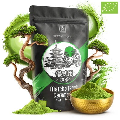 Mary Rose – Thé vert Matcha Tenno japonais (BIO) Cérémoniel 50 g