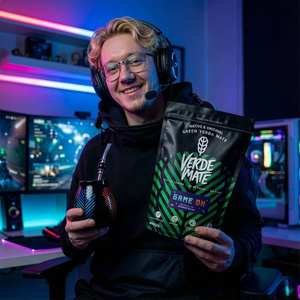 Set de Maté Verde Mate Game On 400g 0,4kg Calebasse + Bombilla