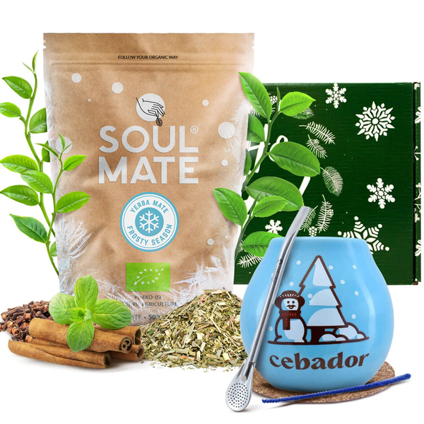 Coffret cadeau d'hiver Yerba Maté Soul Mate Frosty Season 0,5kg
