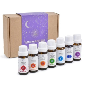 Coffret cadeau ésotérique : huiles essentielles pour les 7 chakras