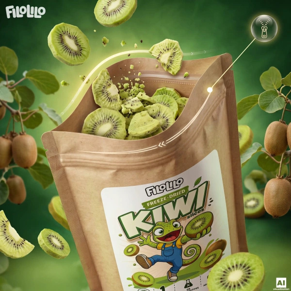 FiloLilo – Kiwi lyophilisé en tranches 20 g