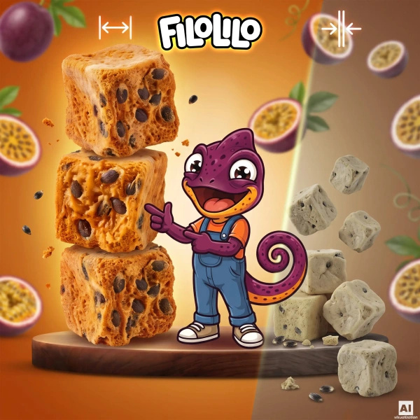FiloLilo – Fruit de la passion lyophilisé en cubes 20 g