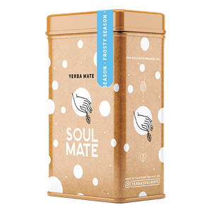 Yerbera – Boîte en métal + Soul Mate Orgánica Frosty Season 0,5 kg
