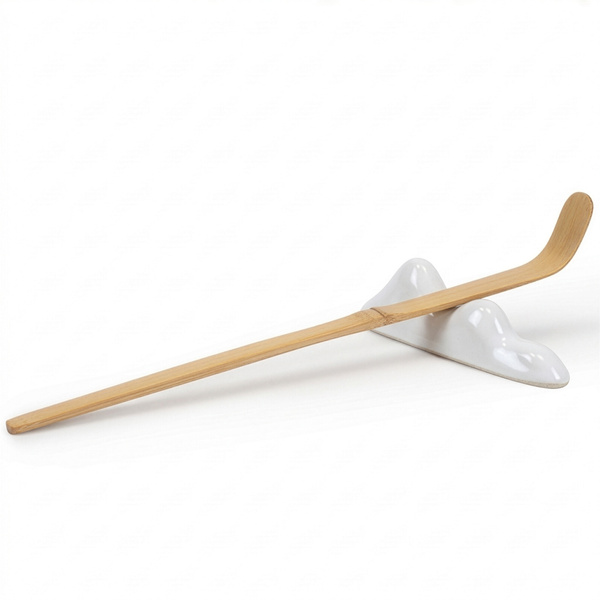 Chashaku-oki – Support pour cuillère à matcha (blanc)