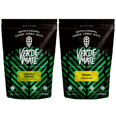 Verde Mate Green Limon 500g + Verde Mate Green Menta Limon 500g (1kg)