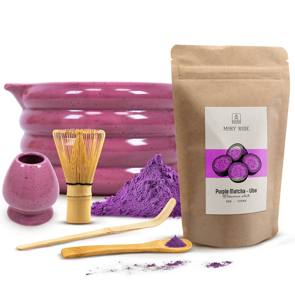 Coffret pour préparer la Purple Matcha