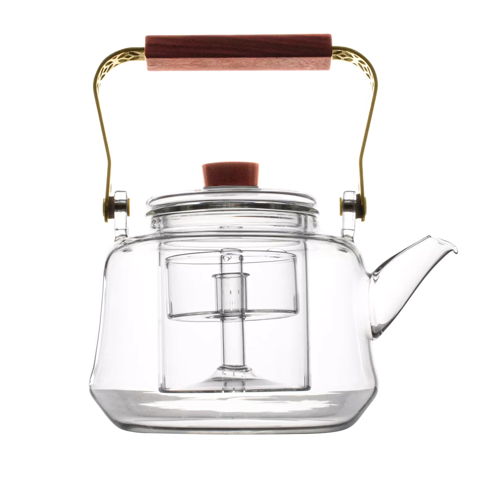 Théière Relaxdays En Verre Borosilicate Avec Filtre Intégré - 600 Ml Transparente