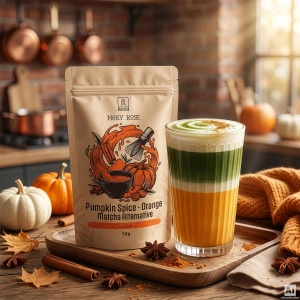 Coffret de matchas colorés : Red Matcha + Orange Matcha