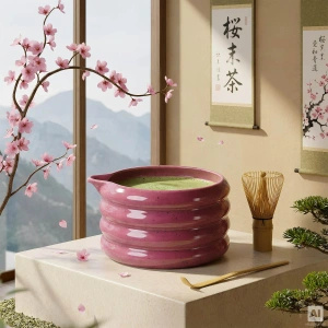 Coffret cadeau pour Matcha Latte coloré : Matcha + Pink Matcha + accessoires