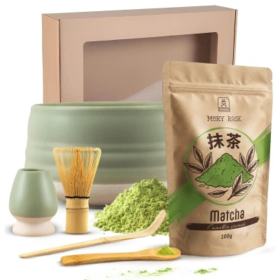 Set cadeau pour l'infusion de thé Matcha