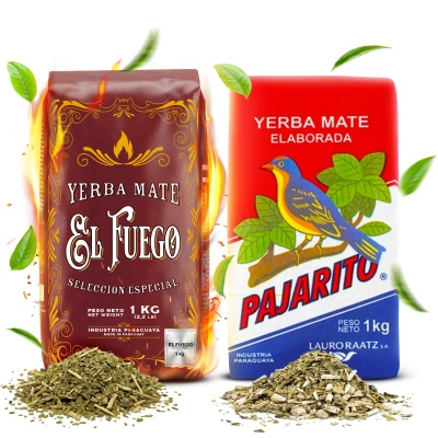 Set de Maté Elaborada: El Fuego 1kg + Pajarito 1kg