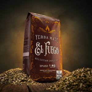 Set de Maté : El Fuego Elaborada 1kg + Calebasse + Bombilla