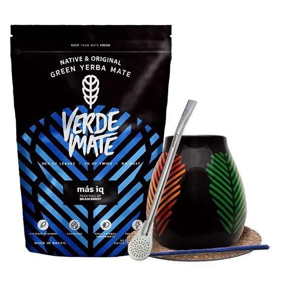 Set une calebasse Yerba Mate Guarani Elaborada 0,5kg