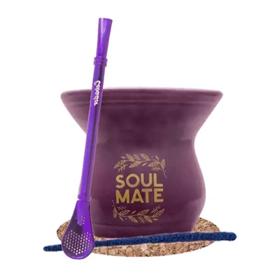 Set une calebasse Pepita à Yerba Mate