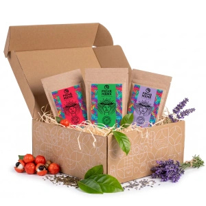Coffret cadeau Guayusa Pachamama : Pure + Lavanda + Energia 3x100g