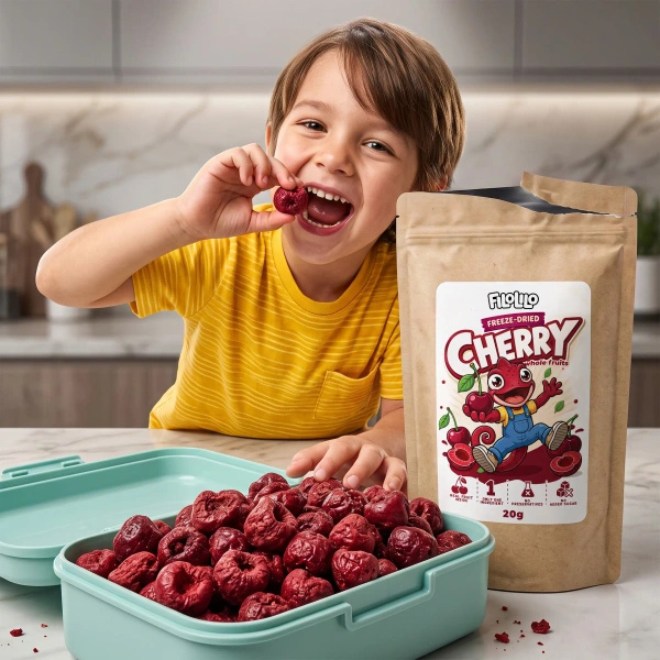 FiloLilo – Cerises lyophilisées entières dénoyautées 20 g