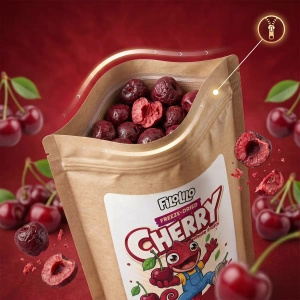 FiloLilo – Cerises lyophilisées entières dénoyautées 20 g