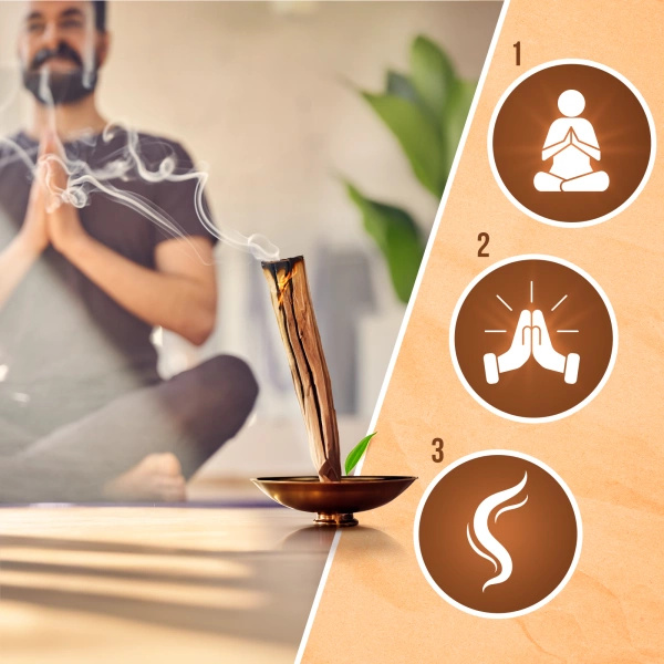 Set de pierres naturelles, cristaux et encens - ésotérisme, yoga, méditation