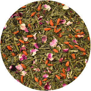 Coffret cadeau – panier gourmand: thé + douceurs + accessoires