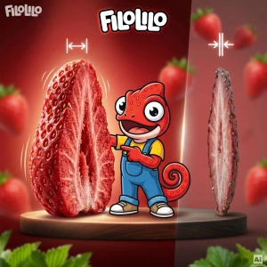 FiloLilo – Fraises lyophilisées en tranches 100 g
