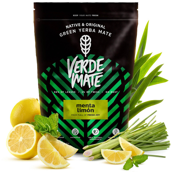 Verde Mate Green Limon 500g + Verde Mate Green Menta Limon 500g (1kg)