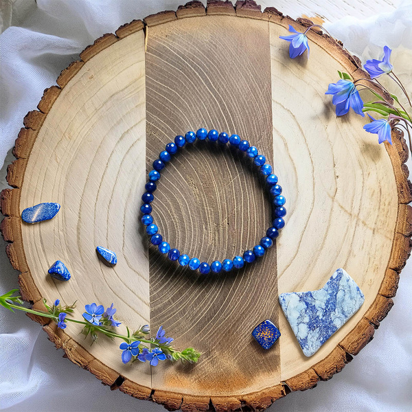 Bracelet en lapis lazuli