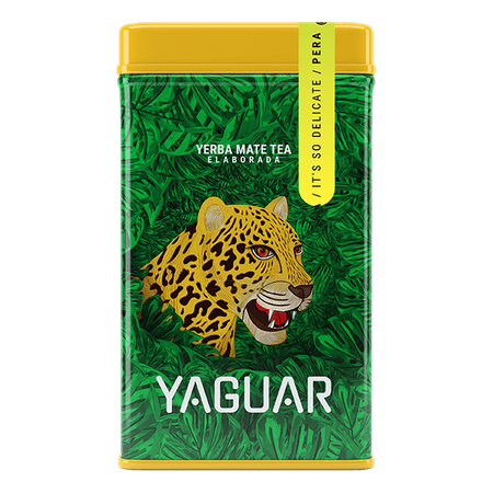 Yerba Mate Yaguar Pera 0.5kg en boîte