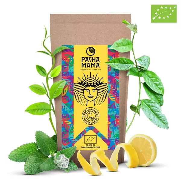 Guayusa Pachamama Menta Limón  - bio à la menthe et au citron - 100 g