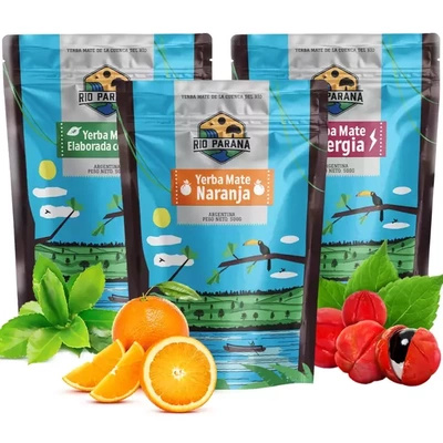 Set de Yerba Mate Rio Parana divers types 3x500g