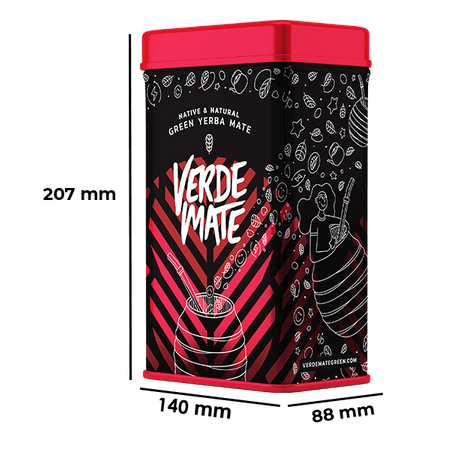 Yerbera – Boîte en métal + Verde Mate Green Energia Organica 0,5 kg